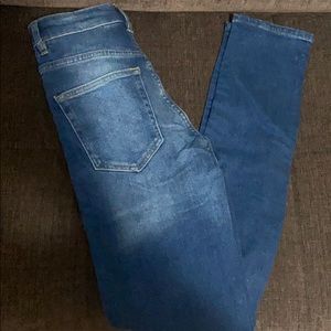 H&M extra high high waisted jeans